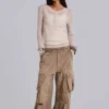 Pantalones cargo de carpintero con tachuelas
