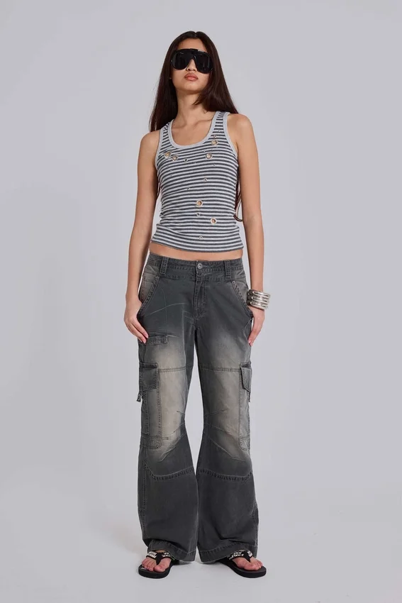 Pantalones cargo de pierna recta «Off Duty»
