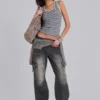 Pantalones cargo de pierna recta «Off Duty»