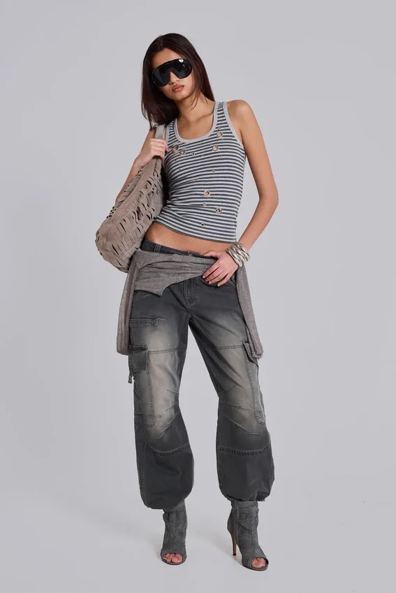Pantalones cargo de pierna recta «Off Duty»
