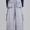 Pantalones cargo «Decoy» en gris lavado