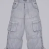 Pantalones cargo «Decoy» en gris lavado