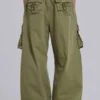 Pantalones cargo «Parachute Cargo» en color oliva, talla XL