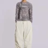 Pantalones cargo «Parachute» en color crudo