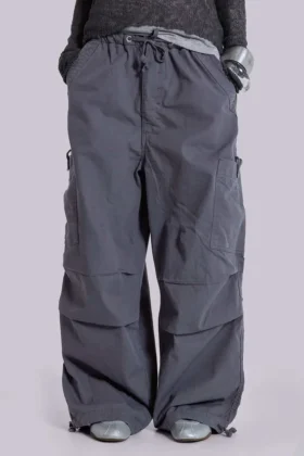 Pantalones cargo «Parachute» en gris vintage