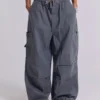 Pantalones cargo «Parachute» en gris vintage