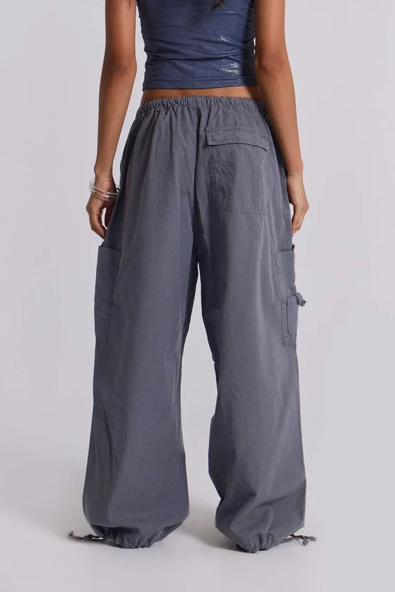 Pantalones cargo «Parachute» en gris vintage