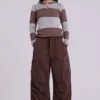 Pantalones cargo «Parachute» marrones