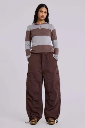 Pantalones cargo «Parachute» marrones