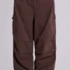 Pantalones cargo «Parachute» marrones
