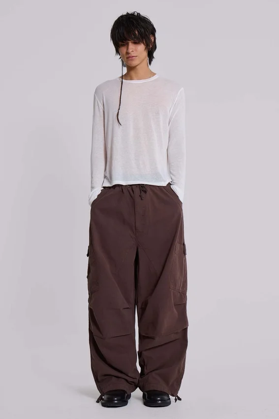 Pantalones cargo «Parachute» marrones