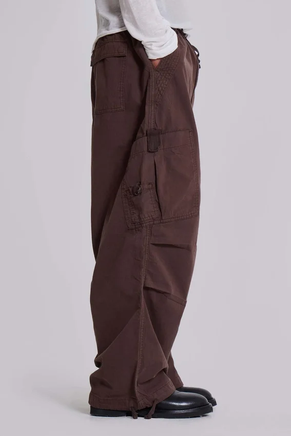 Pantalones cargo «Parachute» marrones