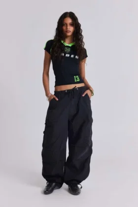 Pantalones cargo «Parachute» negros