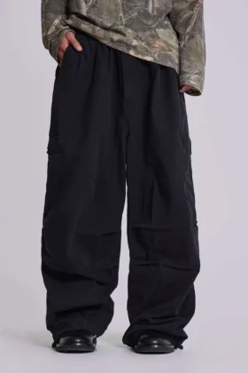Pantalones cargo «Parachute» negros