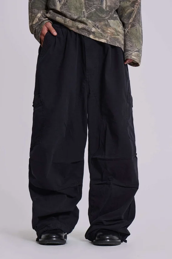 Pantalones cargo «Parachute» negros