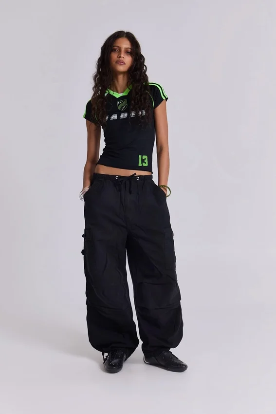 Pantalones cargo «Parachute» negros