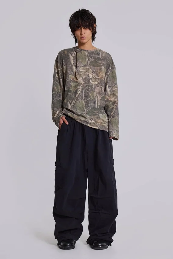 Pantalones cargo «Parachute» negros