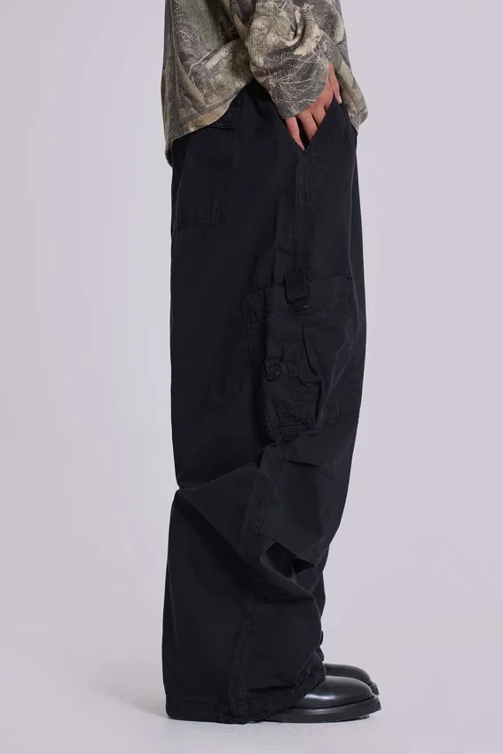 Pantalones cargo «Parachute» negros