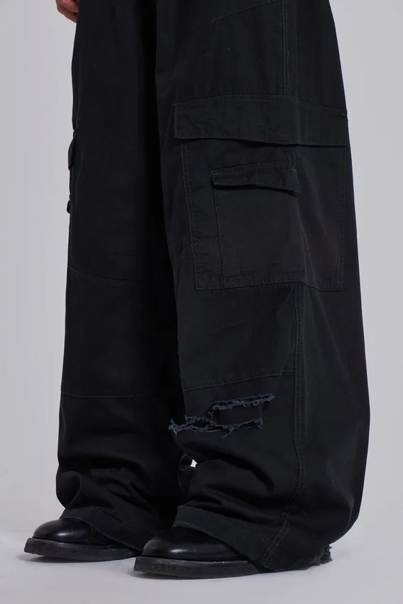Pantalones cargo Titan negros