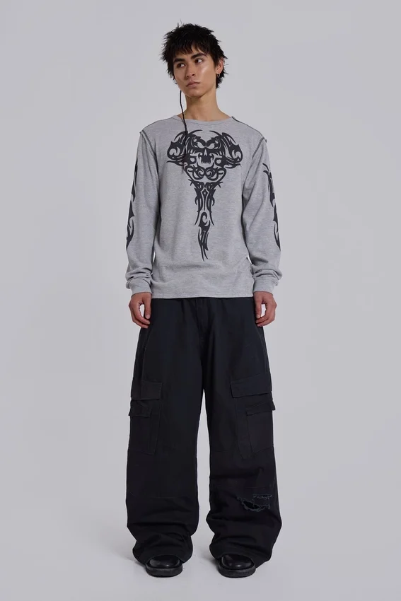 Pantalones cargo Titan negros