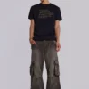 Pantalones cargo «Trooper» de color caqui desgastado