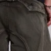Pantalones cargo «Trooper» de color caqui desgastado