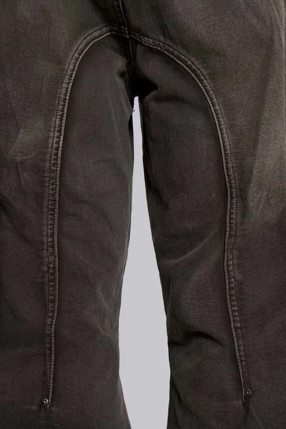 Pantalones cargo «Trooper» de color caqui desgastado