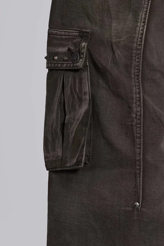 Pantalones cargo «Trooper» de color caqui desgastado