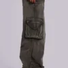 Pantalones cargo «Trooper» de color caqui desgastado