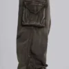 Pantalones cargo «Trooper» de color caqui desgastado