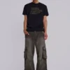 Pantalones cargo «Trooper» de color caqui desgastado