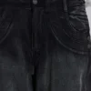 Pantalones cargo «Trooper» negros descoloridos por el sol