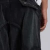 Pantalones cargo «Trooper» negros descoloridos por el sol