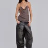 Pantalones «Colossus» de imitación de cuero de Ash