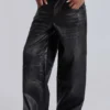 Pantalones «Colossus» de imitación de cuero de Ash