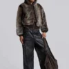 Pantalones «Colossus» de imitación de cuero de Ash