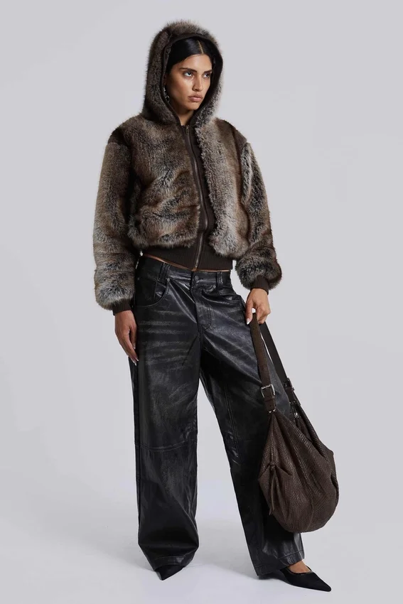 Pantalones «Colossus» de imitación de cuero de Ash