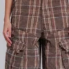 Pantalones cortos «Cadet» a cuadros marrones