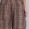 Pantalones cortos «Cadet» a cuadros marrones