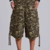 Pantalones cortos «Cadet» con estampado de camuflaje digital