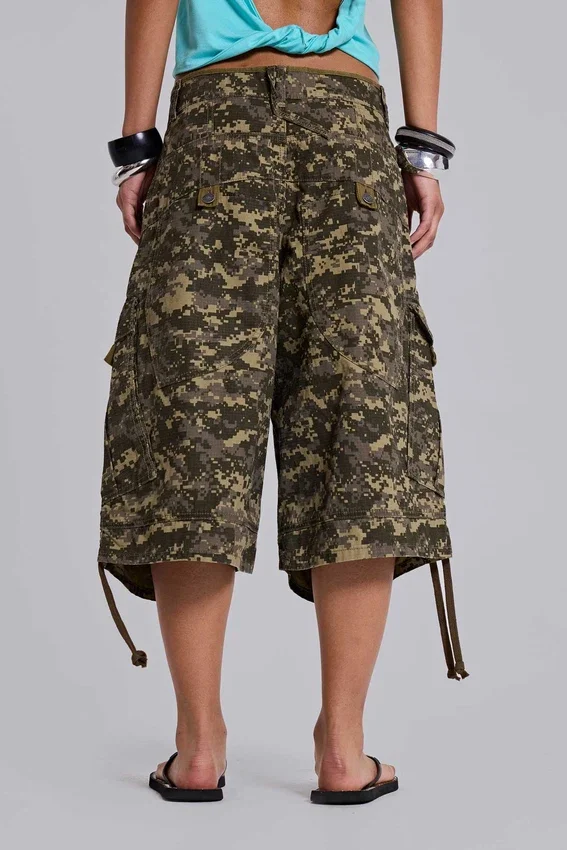 Pantalones cortos «Cadet» con estampado de camuflaje digital