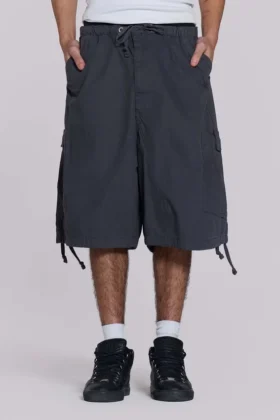 Pantalones cortos cargo «Vintage Grey Parachute»