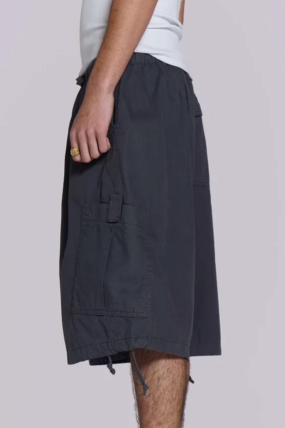 Pantalones cortos cargo «Vintage Grey Parachute»