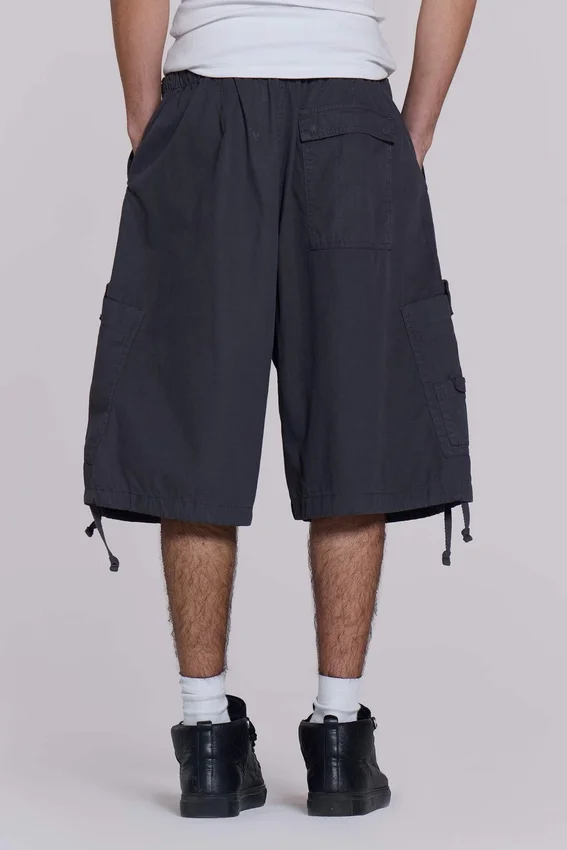 Pantalones cortos cargo «Vintage Grey Parachute»
