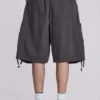 Pantalones cortos cargo «Vintage Grey Parachute»
