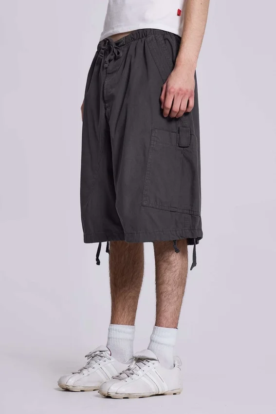 Pantalones cortos cargo «Vintage Grey Parachute»