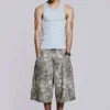 Pantalones cortos Colossus con estampado de camuflaje Woodland