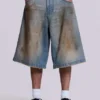 Pantalones cortos «Colossus» con lavado «Mud Wash»