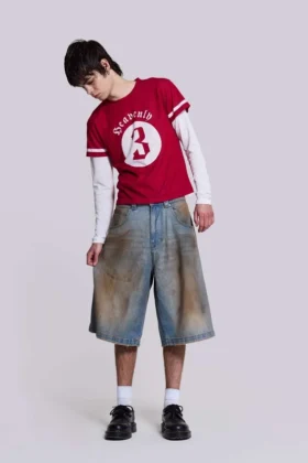 Pantalones cortos «Colossus» con lavado «Mud Wash»