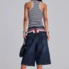 Pantalones cortos «Colossus» índigo con Union Jack